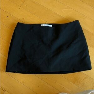 Bershka Black Mini Skirt With Built in Shorts